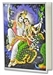 Radha and Krishna on SwingGreeting Card