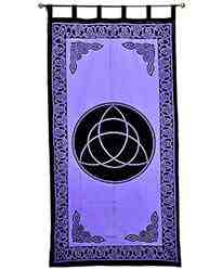 Wholesale Curtain - Purple Triquetra Curtain