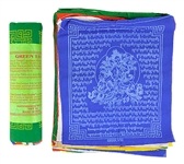 Wholesale Green Tara  Tibetan Prayer Flag