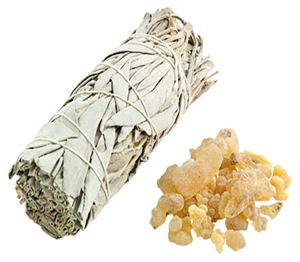 Wholesale White Sage & Frankincense Resin Smudge