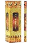 Wholesale Incense - Hem Sandal- Rose Incense Square Pack