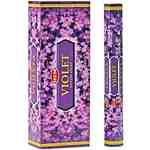 Wholesale Hem Violet Incense - 20 Sticks Hex Pack