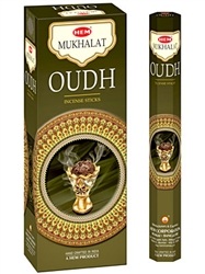 Wholesale Hem Mukhalat Oudh Incense - 20 Sticks Hex Pack