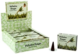 Wholesale Cone Incense - Kamini White Sage Cones Incense