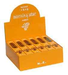 MSR03B<br><br> Morning Star Amber Incense - 50 Sticks Pack (12 Packs Per Box)