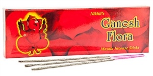 Wholesale Incense - Ganesh Flora Incense Sticks - 50 Gram Pack