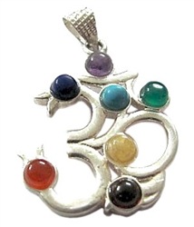 Wholesale Om Symbol Chakra Pendant