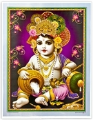 Wholesale Baby Krishna Art Poster