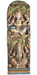 Wooden Ganesh Statue