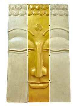 Wooden Lord Buddha Wall Hanging