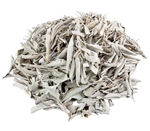 California White Sage Leaves & Clusters (1 pound pack)