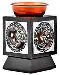 Stone Carved Om Symbol Aroma Lamp