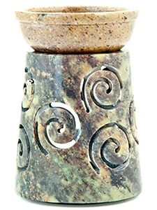 Wholesale Stone Carved Spiral Aroma Lamp
