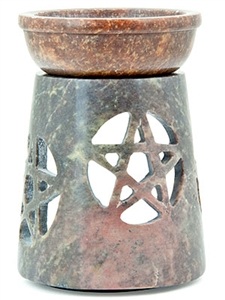 Wholesale Stone Carved Pentacle Aroma Lamp
