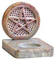 SBR454<br><br> *PENTACLE BURNER for cones & candles 3"X4"X3.5"