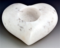 Stone Carved Candle Holder