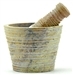 Stone Carved Mortar and Pestle