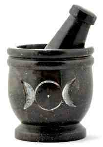 Stone Carved Mortar and Pestle