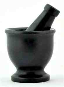 Stone Carved Mortar and Pestle