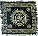 Wholesale Gold Print Om Symbol Scarves/Altar Cloth