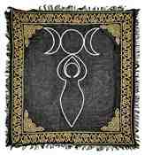 Wholesale Triple Moon Goddess  Altar Cloth