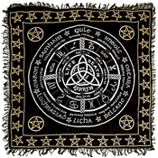 Wholesale Triquetra Pentacle Altar Cloth