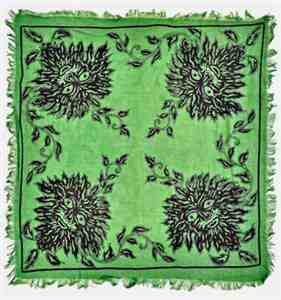 Wholesale Green Man Scarves/Altar Cloth