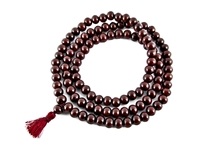 SMA13<br><br> Red Sandalwood Prayer Mala - 10mm