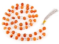 Wholesale Crystal Quartz & Carnelian Prayer Mala