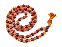 Wholesale Carnelian & Red Sandalwood Prayer Mala