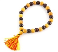 Wholesale Red Sandalwood + White Sandalwood Stretch Bracelet