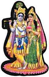 Radha and Krishna Stickers