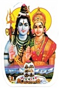 Shiva Parvati Stickers