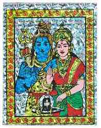 Shiva Parvati Stickers