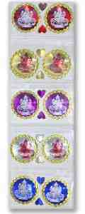 Goddess Laxmi in Multicolor Stickers