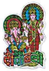 Laxmi and Ganesh Stickers
