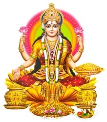 Wholesale Goddess Laxmi Jumbo Stickers