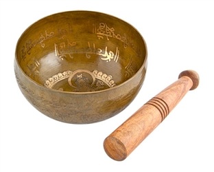 Wholesale Goddess Tara Carved Tibetan Singing Bowl