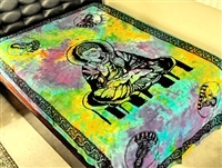 Wholesale Tapestry - Tie Die Lord Buddha Tapestry/Bedspread
