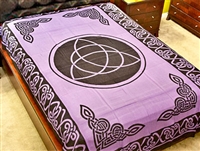 Wholesale Tapestry - Purple Triquetra Tapestry/Bedspread