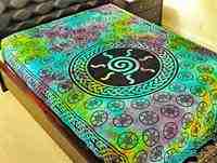 Wholesale Tapestry - Tie Die Celtic Spiral Tapestry/Bedspread