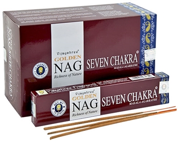 Wholesale Golden Nag 7 Chakra Incense