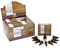 Wholesale Golden Nag Chandan Cone Incense