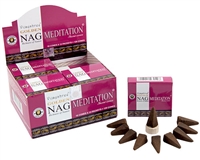 Wholesale Golden Nag Meditation Cone Incense