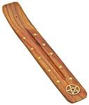 WBR151<br><br> 12 Pieces Pentacle Wooden Incense Burner 10"L