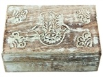 Wholesale Hamsa Hand Wooden Box