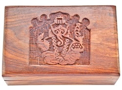 Lord Ganesh Wooden Box