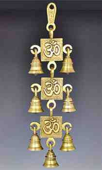 Wholesale Three Om Symbol Wall Hanging Chime