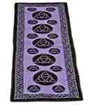 Wholesale Purple Triquetra Cotton Yoga Mat