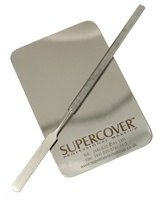 Supercover Stainless Steel Spatula & Palette ( Imperfect ).( With ONE FREE Blinc Black Eye liner Pencil RRP £19 )